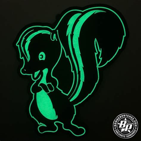 Skunk Works PVC Glow in the Dark – Bomber Patches