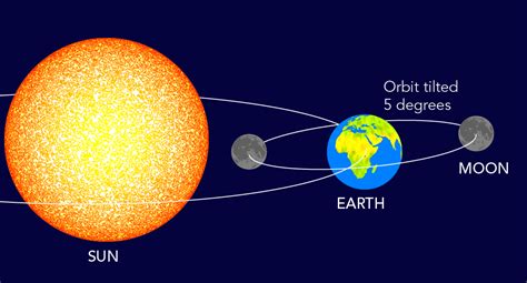 Sun Earth Moon Rotation Itself Orbits Stock Vector (Royalty, 58% OFF