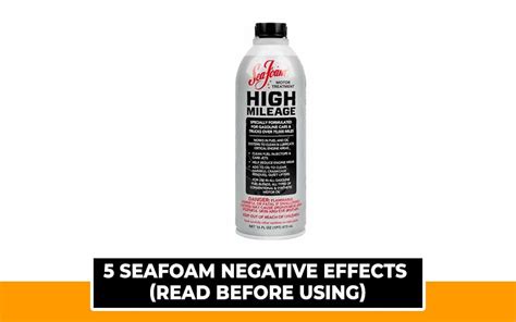 What Are The Seafoam Negative Effects? - Your BHP