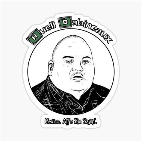 "Huell Babineaux - Breaking Bad" Sticker by blacksnowcomics | Redbubble