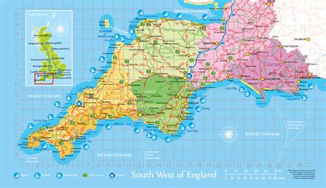 South West England Map