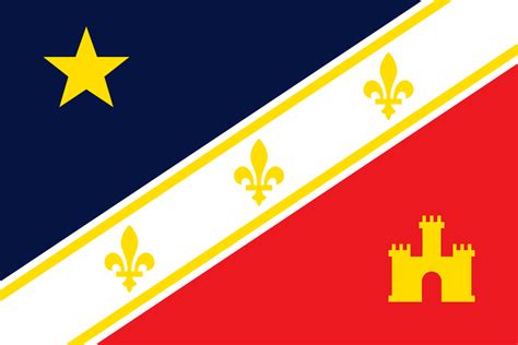 Flag for the Dominion of Louisiane - If France somehow regained Louisiana : r/vexillology