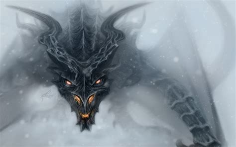 🔥 [120+] Skyrim Dragon Wallpapers | WallpaperSafari