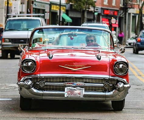 Red 1957 Chevy Convertible Photograph by William E Rogers - Fine Art ...