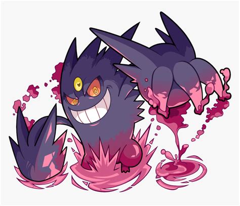 Transparent Gengar Png - Pokemon Mega Gengar, Png Download ...