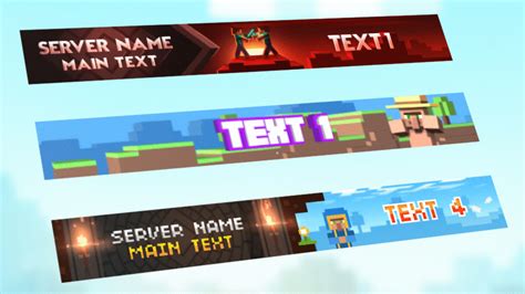 Minecraft Server Banner Maker – Woodpunch's Graphics Shop