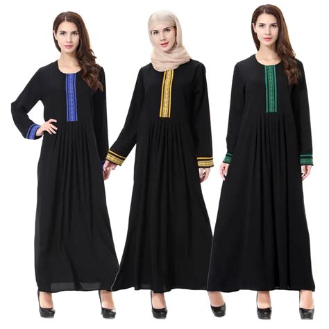 Muslim abaya dress islamic abaya for women pakistan traditional clothing beading muslim long ...