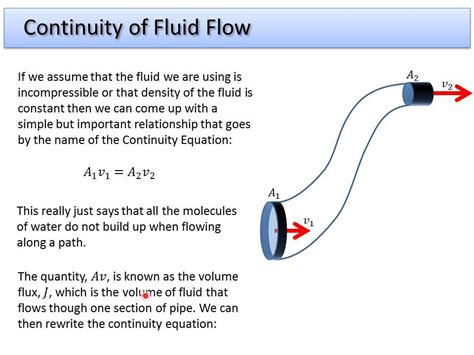 Continuity Equation Fluid Mechanics - It is particularly simple and ...