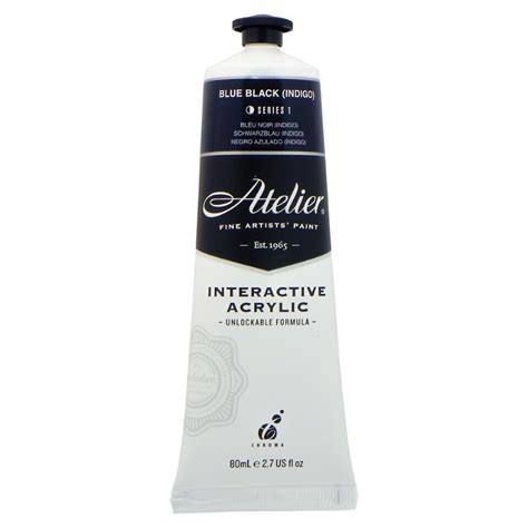 Atelier Interactive Acrylic Paint 80ml S1 - Blue Black (Indigo)