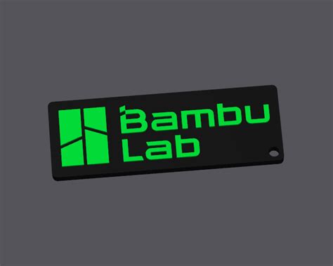 Bambu Lab keychain by BORO | Download free STL model | Printables.com