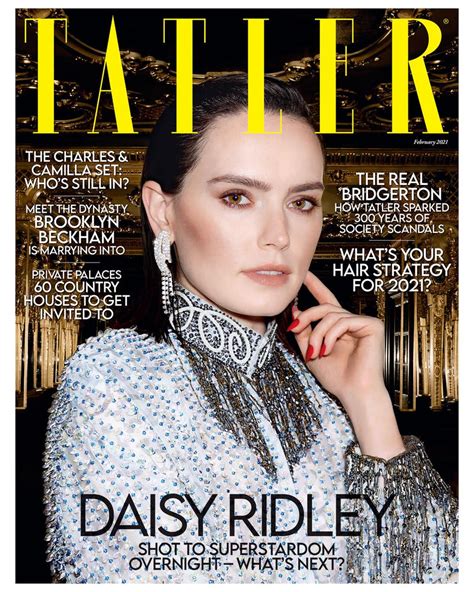 UK Tatler Magazine February 2021: Daisy Ridley Cover - YourCelebrityMagazines