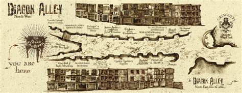 Image - Map of Diagon Alley.png | Harry Potter Wiki | FANDOM powered by ...