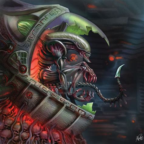 Art by ALLANPAZ Alien Xenomorph fanart | Alien artwork, Predator alien art, Alien art