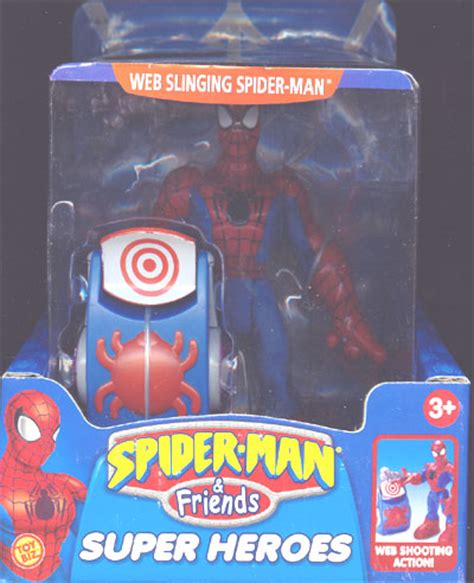 Web-Slinging Spider-Man Friends Super Heroes Web Shooting Action