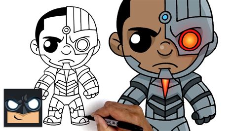 How To Draw Justice League Cyborg - Debora Milke