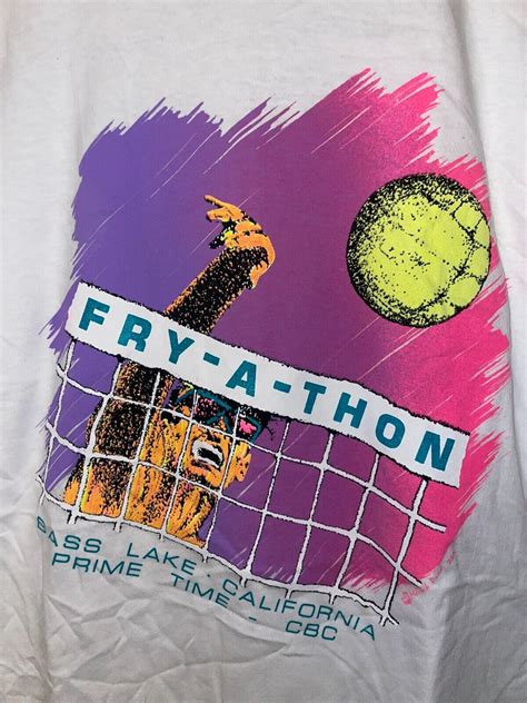 1980s Vintage Fry-A-Thon Bass Lake California CA Prim… - Gem