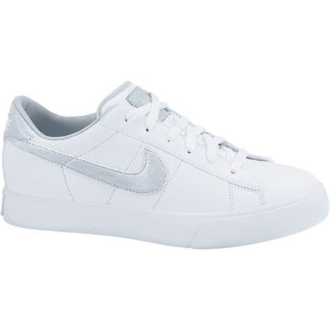 Nike Sweet Classic Leather Low Women's Shoes - White, 10 ($65) liked on Polyvore | White nikes ...