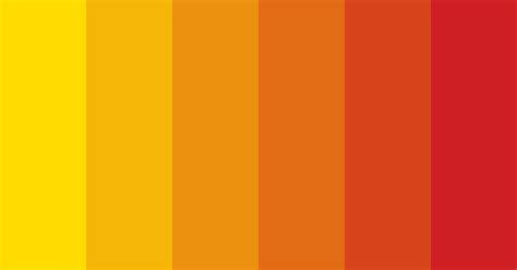 Hot Fire Gradient Color Scheme » Orange » SchemeColor.com