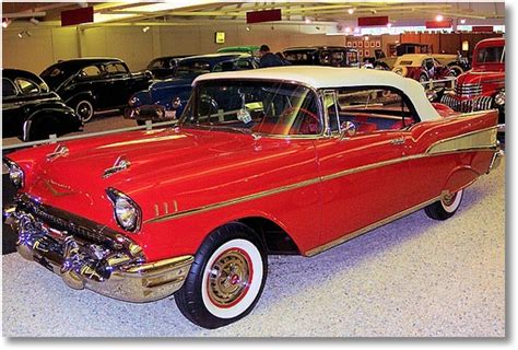 Red 57 Chevy Convertible