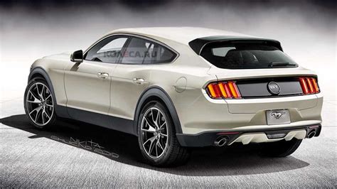 Ford Mustang-Inspired Electric SUV Rendered As Rugged Wagon