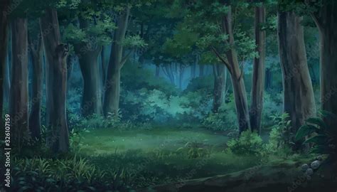 Anime Scenery Forest