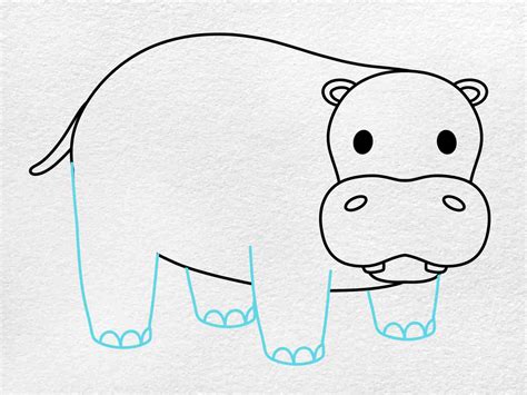 Share 204+ hippo drawing for kids best - nanoginkgobiloba.vn