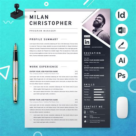 Graphic Designer Resume Template - Photos