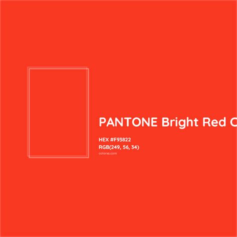 PANTONE Bright Red C Complementary or Opposite Color Name and Code (#F93822) - colorxs.com