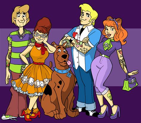 Scooby Doo Rockers | Scooby doo, Scooby doo tattoo, New scooby doo