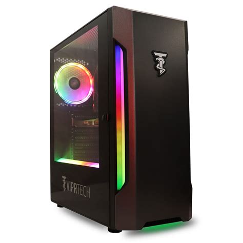 ViprTech Whiteout Gaming PC Desktop Computer - AMD Ryzen 5 5600G (12 ...