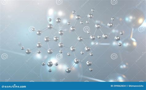 Gibberellic Acid Molecular Structure, 3d Model Molecule, Hormone ...