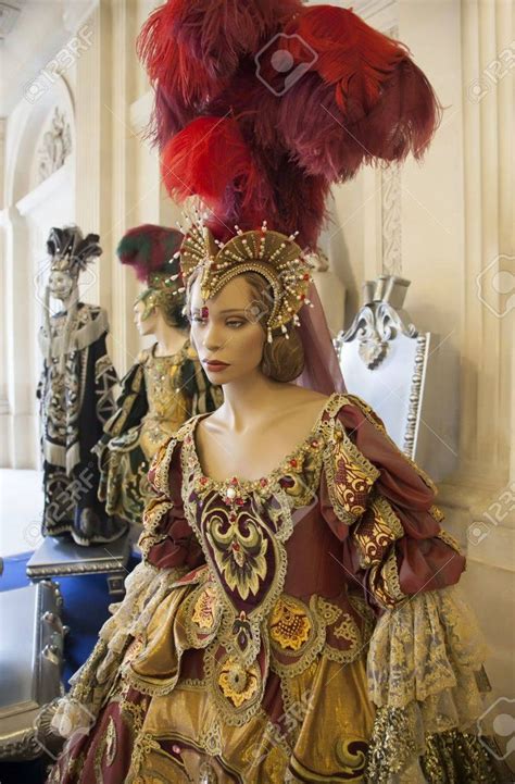 Theater Costumes In Baroque Style During Baroque Costume Exposition.. Stock Photo, Picture And ...