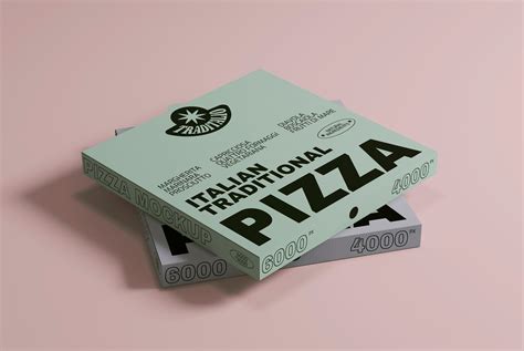 Pizza Box Mockup - Design Cuts