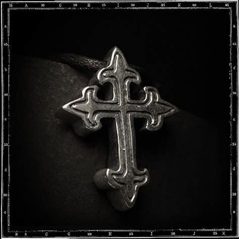 Small gothic cross pendant