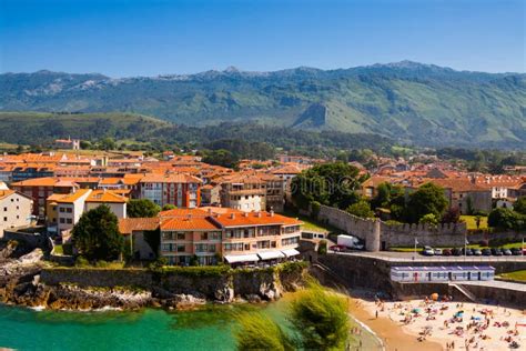 Coast of Llanes in Sunny Day Editorial Image - Image of dwelling ...