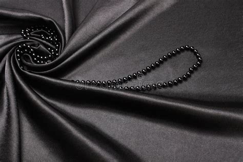 Black Silk Fabric Background Royalty Free Stock Photos - Image: 26348288