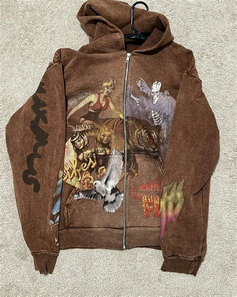 Travis Scott Utopia Travis Scott Circus Maximus Tour Merch Brown Zip XL | Grailed