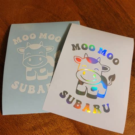 Moo Moo Subaru - Etsy