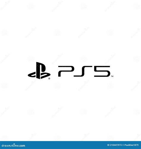 PS5 Playstation 5 Logo Editorial Illustrative on White Background Editorial Stock Photo ...