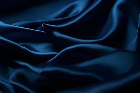 Smooth elegant dark blue silk or satin luxury cloth texture can use as ...