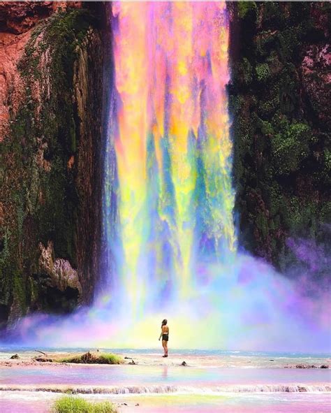 Pin by Josephine Alvarado on Colors | Rainbow waterfall, Waterfall, Nature pictures