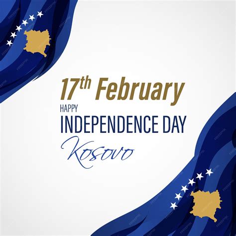 Premium Vector | Vector illustration for kosovo independence day