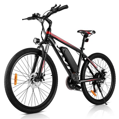 VIVI Upgraded 26'' 350W Electric Mountain Bike Adult Bike Aluminum Alloy Frame Cycling Electric ...