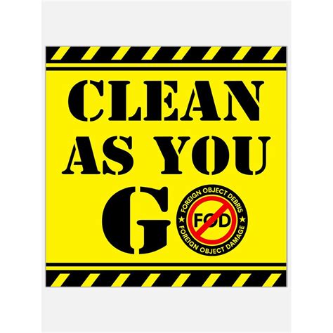 Clean As You Go Signage (Laminated A4) | Shopee Philippines