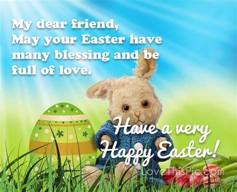 Happy Easter My Friend Quotes - ShortQuotes.cc