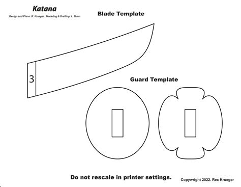 Free Plans: Katana Template — rexkrueger.com