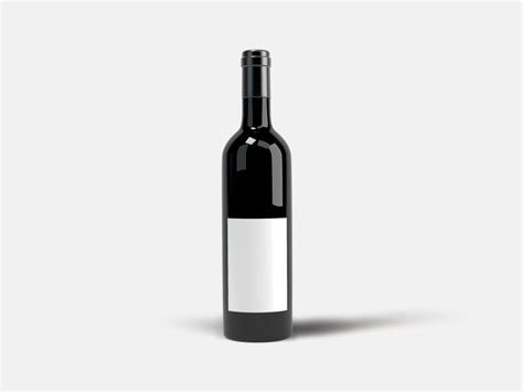 Free Black Bottle Mockup (PSD) - Psfreebies