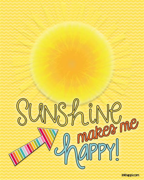 Sunshine Quotes and Free Printables - inkhappi