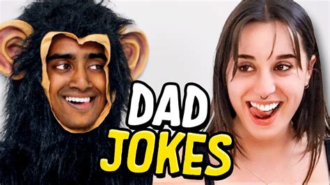 Dad Jokes | Don't laugh Challenge | Abby vs Akila | Raise Your Spirits - YouTube