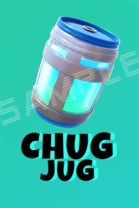 Fortnite Chug Jug Poster Digital File